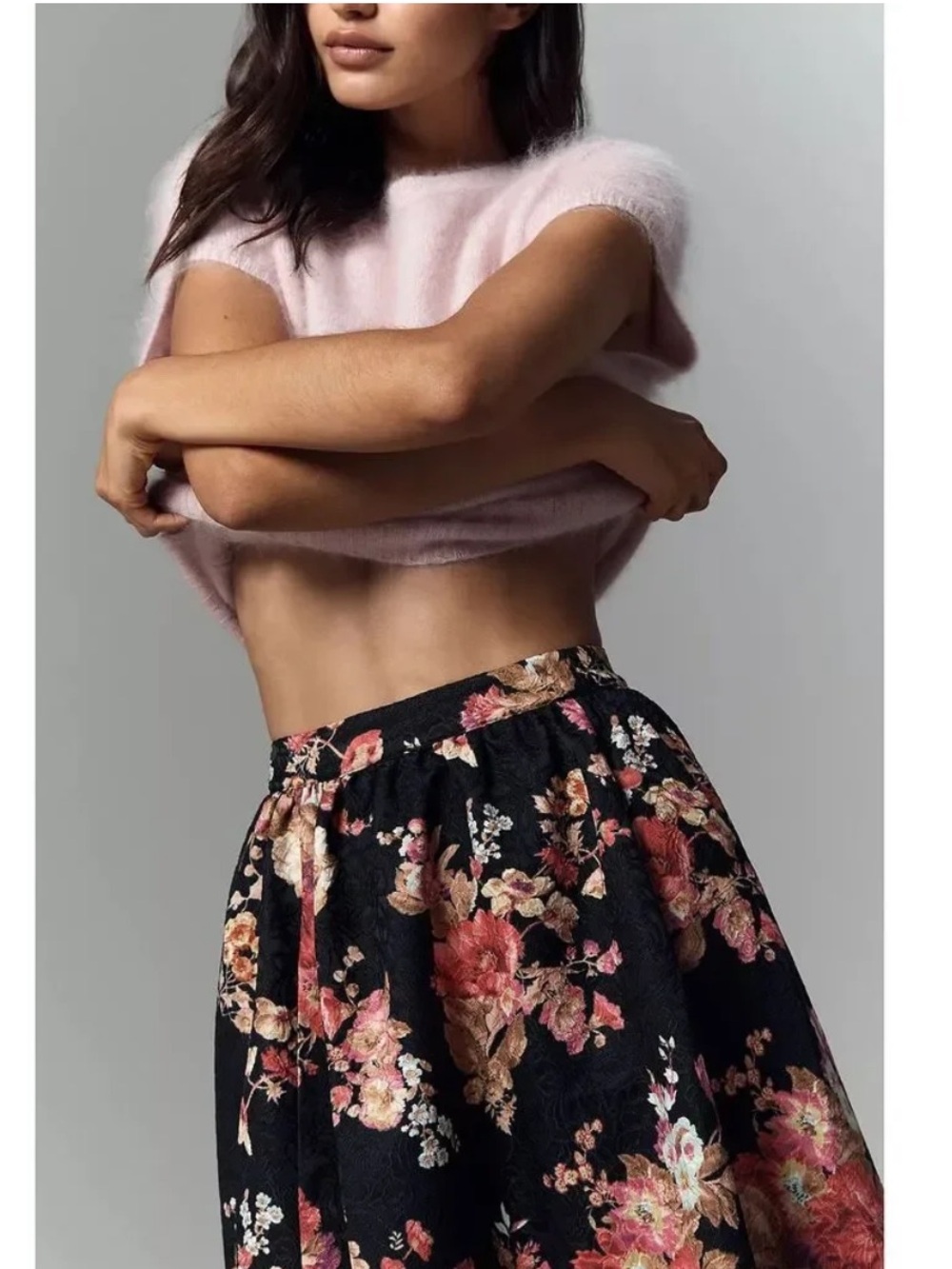 Anthropologie Maeve Jacie Floral Jacquard Midi Skirt NEW - Picture 5 of 12